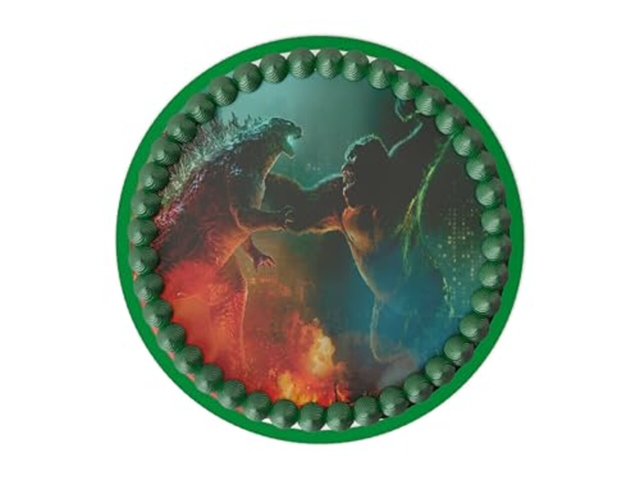 Godzilla Vs Kong Edible Icing Sheets- Assorted Image Cake Toppers-Frosting Sheets- Cookies- Cupcake Toppers for 8 Inch Round Cake or Larger
